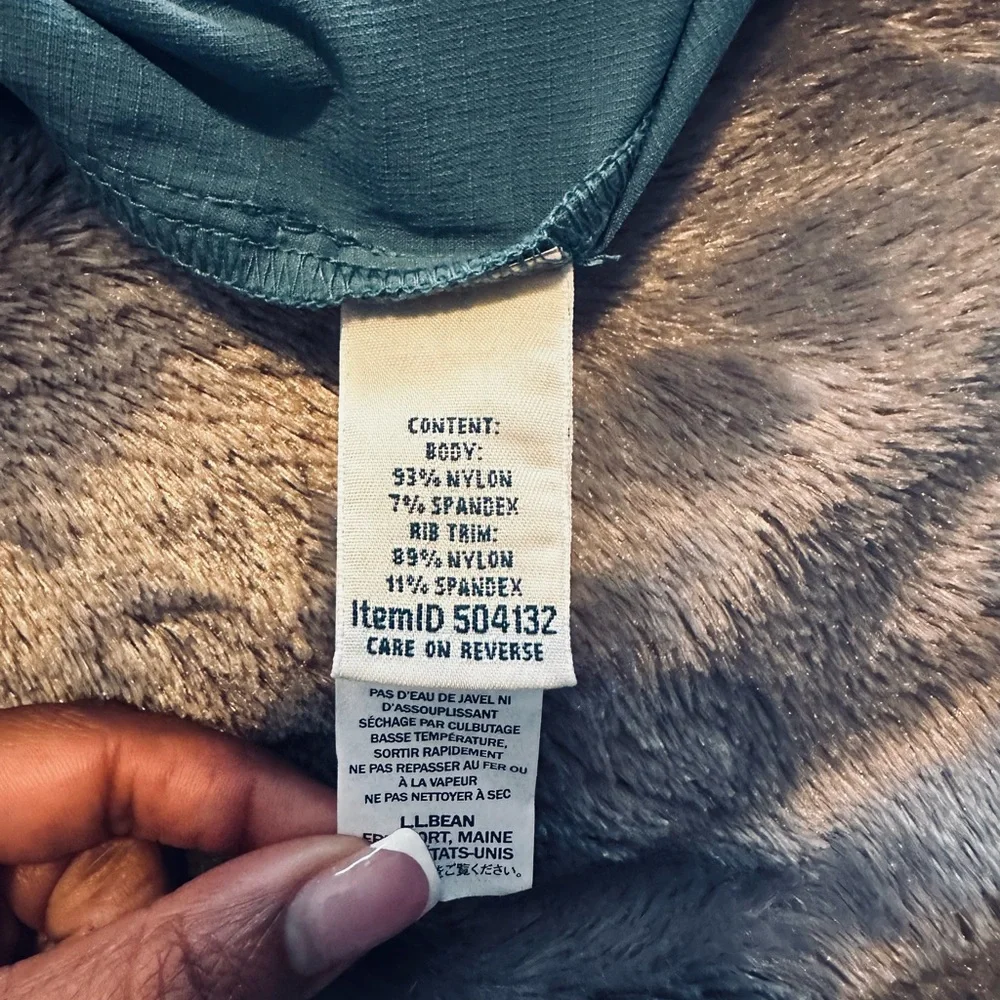 L.L. Bean Men's Athletic Shorts Sz Medium in Teal - Picture 8 of 8